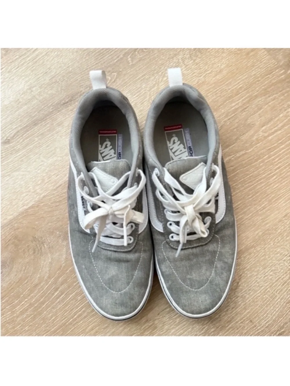 Vans Men's Gray Old Skool Canvas Sneakers size 9